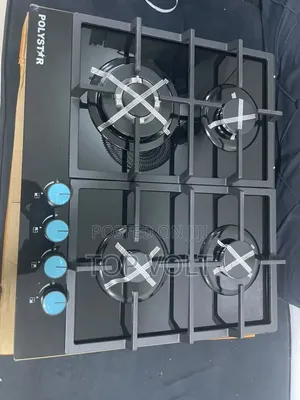 Polystar 4-Burner Gas Hob for Kitchen