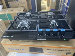 Polystar 4-Burner Gas Hob for Kitchen