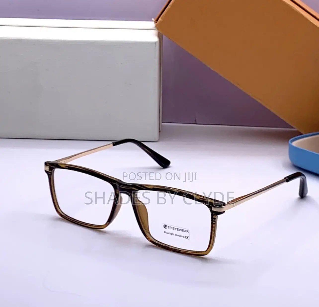 Stylish Eyeglasses - Blue Light Blocking Prescription Ready!** 