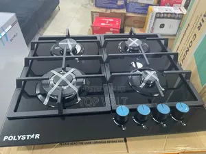 Polystar 4 Gas Burner Cooking Hob