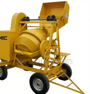 Featured Shows a Self-Loading Hoist Concrete Mixer System (Model CM500