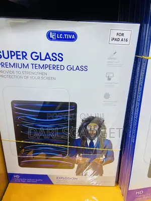 LC.TIVA Super 9H Tempered Screen Protector for iPad 12.9/A16/Air 18