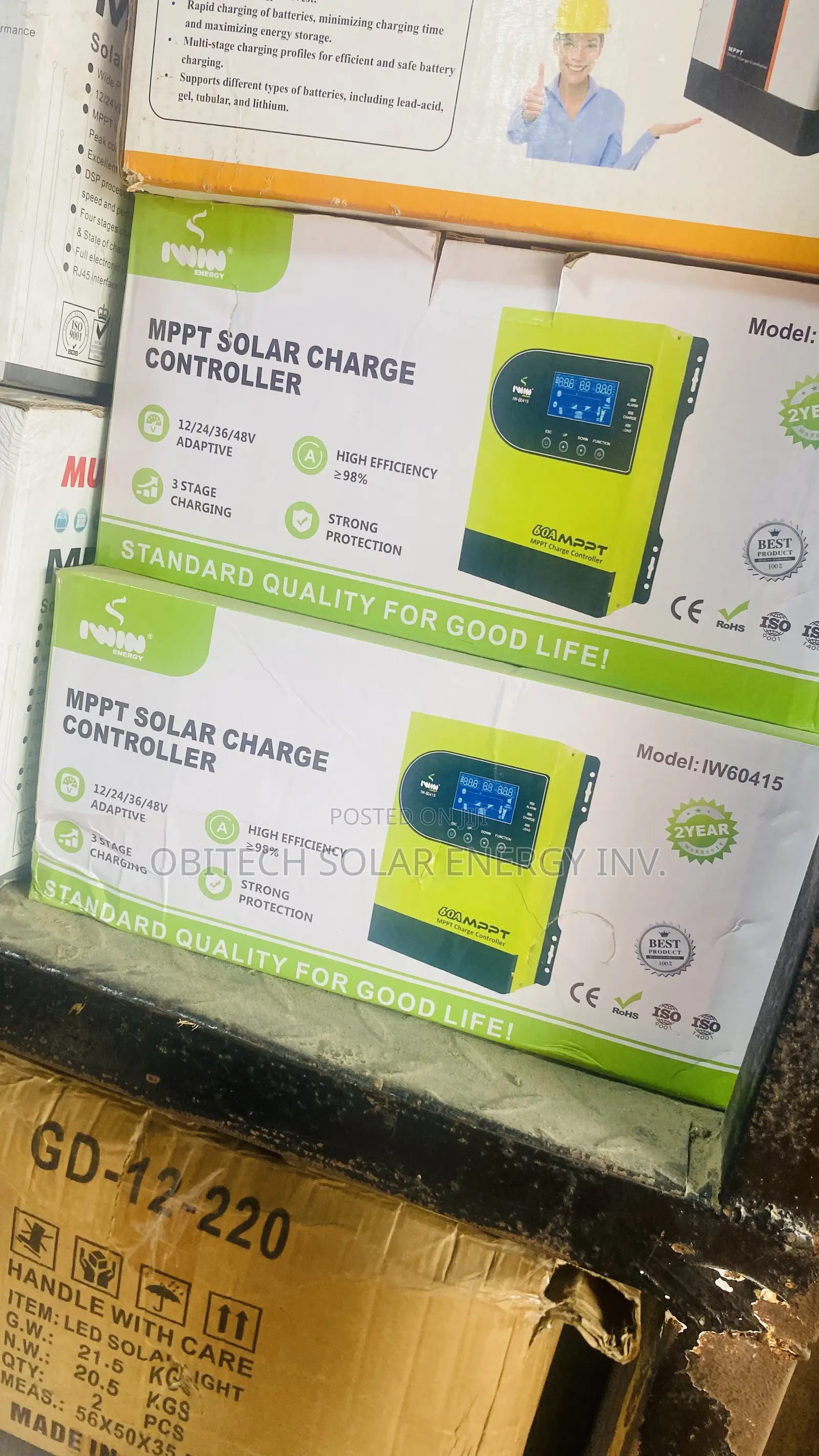 60a Iwin MPPT Charge Controller