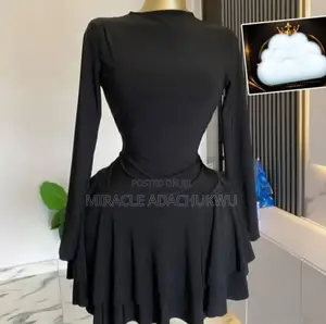 Short Black Ladies Wear With a Bit Flare