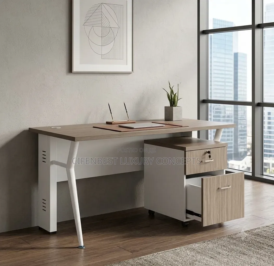 1.4 MTRS Yf Iron Leg Office Table