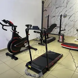 Treadmill,bike,bench With 50kg Dumbbell and Massager