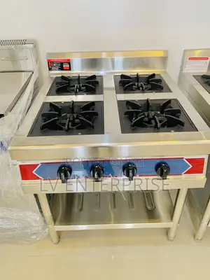 4 Burner Commercial Cooker