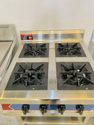 4 Burner Commercial Cooker