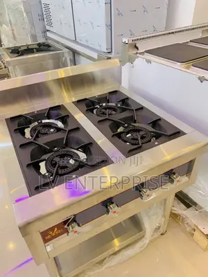 4 Burner Commercial Cooker