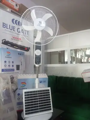 16" Solar Music Fan