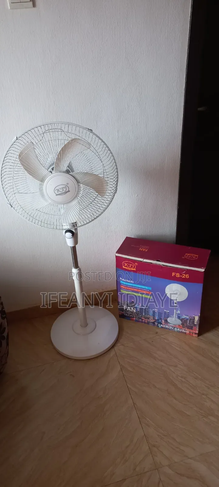 Rechargeable Solar Standing Fan