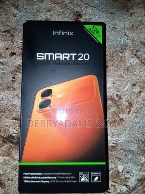 New Infinix Smart 20 128 GB Black