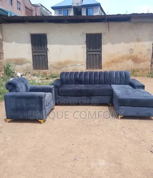 Brand New Top Quality L Shape Section Sofa With Single Seater