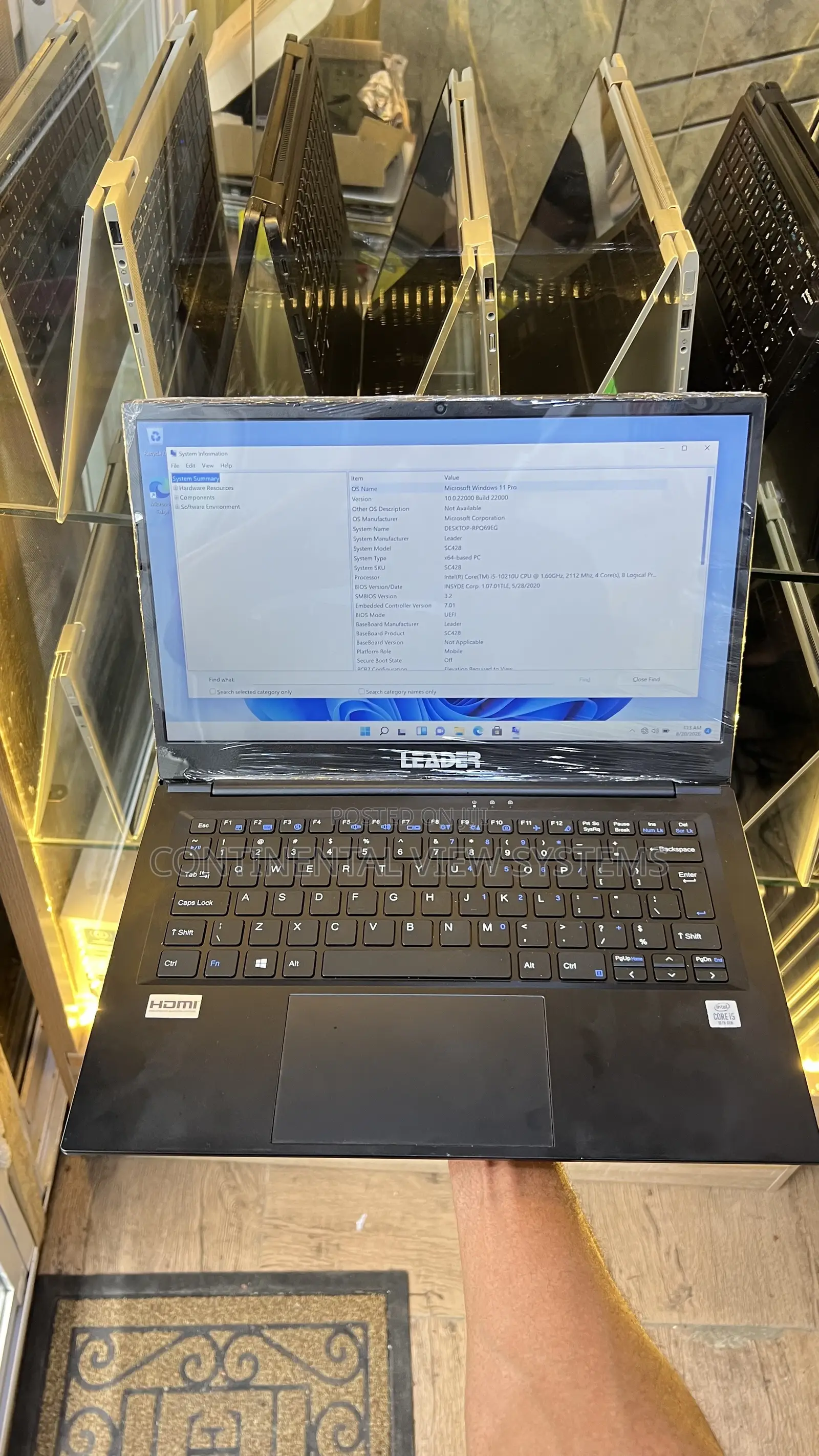 Laptop 8GB Intel Core i5 SSD 256GB