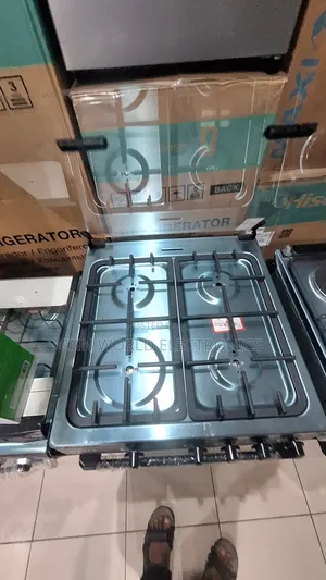 New Maxi 60cm Standing Gas Cooker 4Burners Oven Blue Flame Warranty