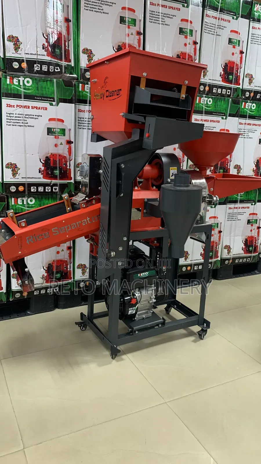 Combined 5 in One Rice Mill Machine
