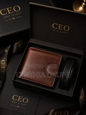 Leather Gift Set