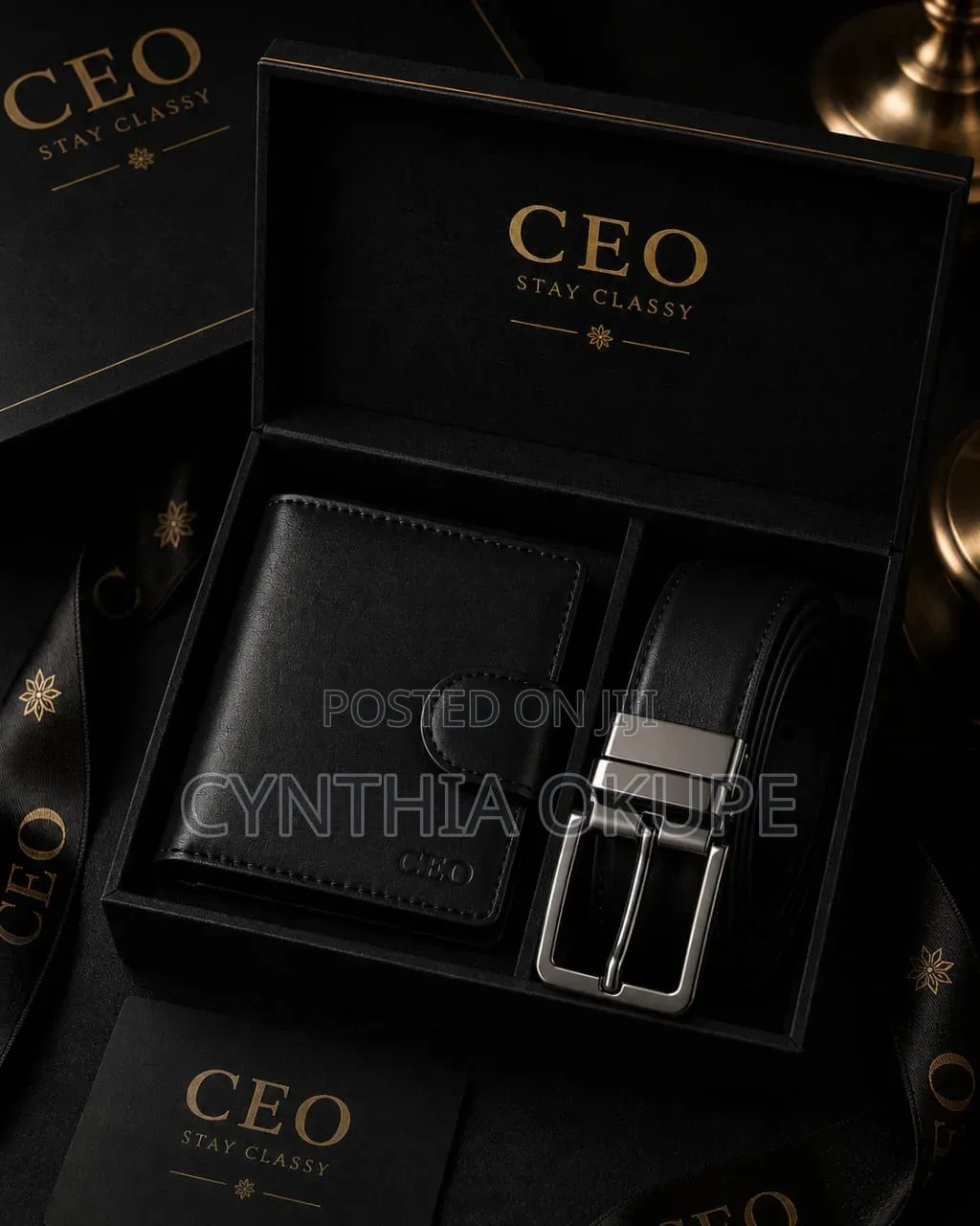 Leather Gift Set