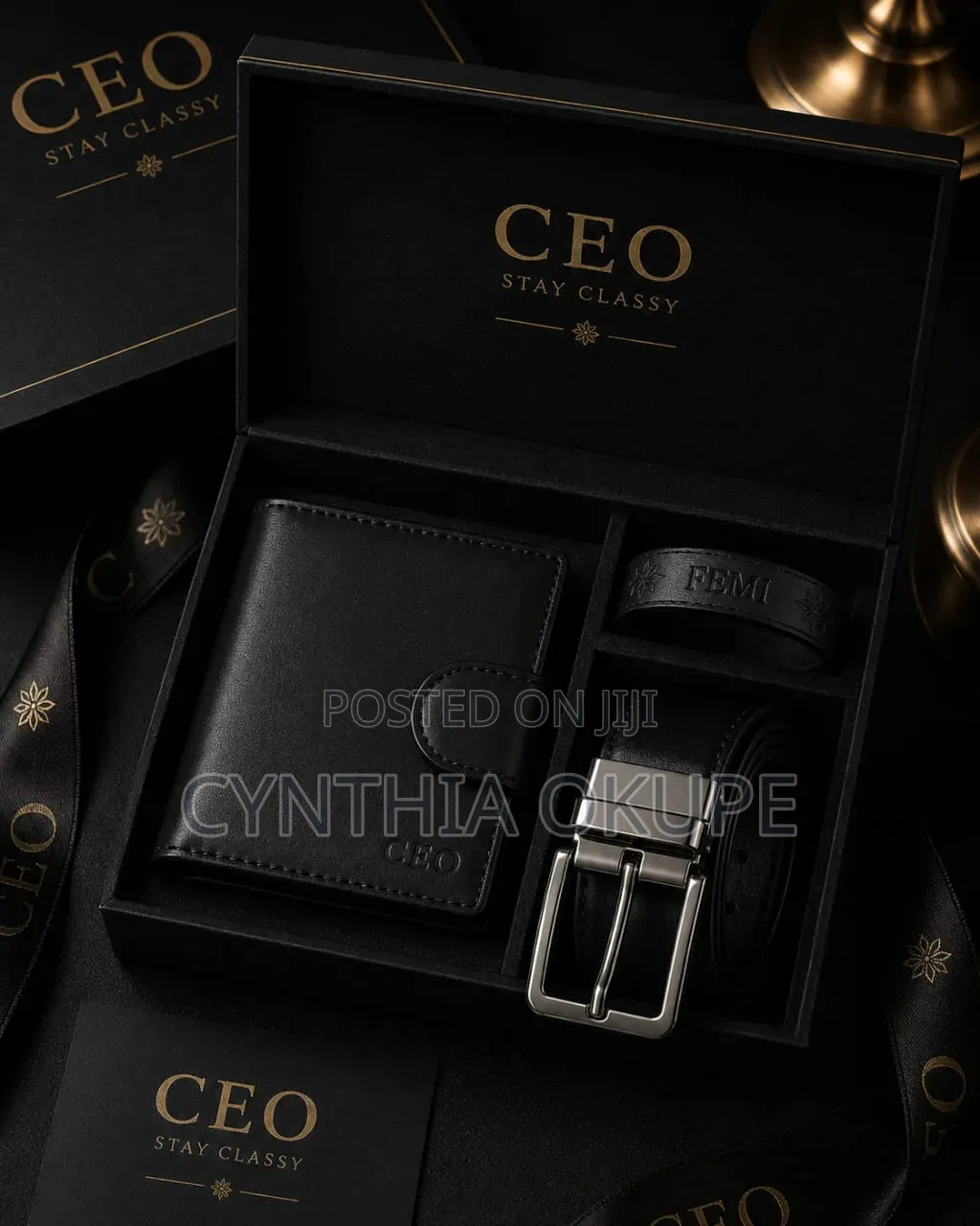 Leather Gift Set
