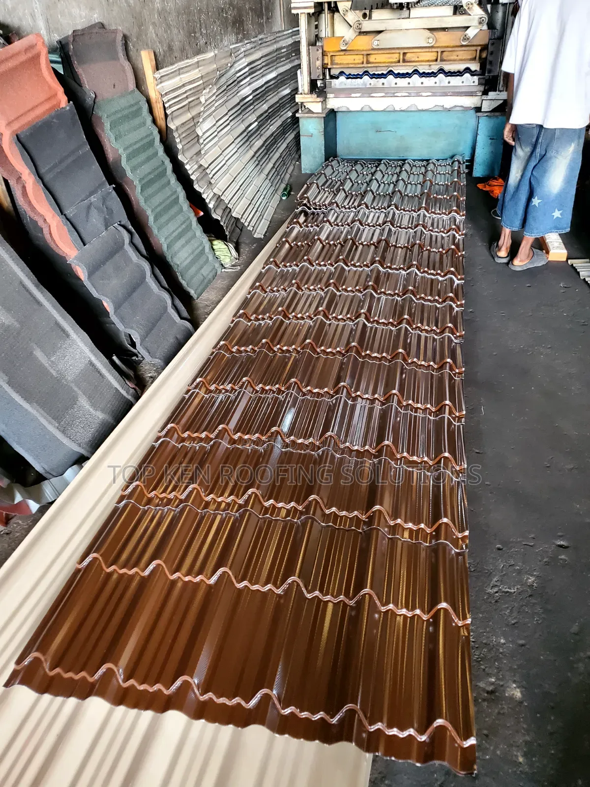 Steptiles Sheet 0.55mm Thickness Nut Brown