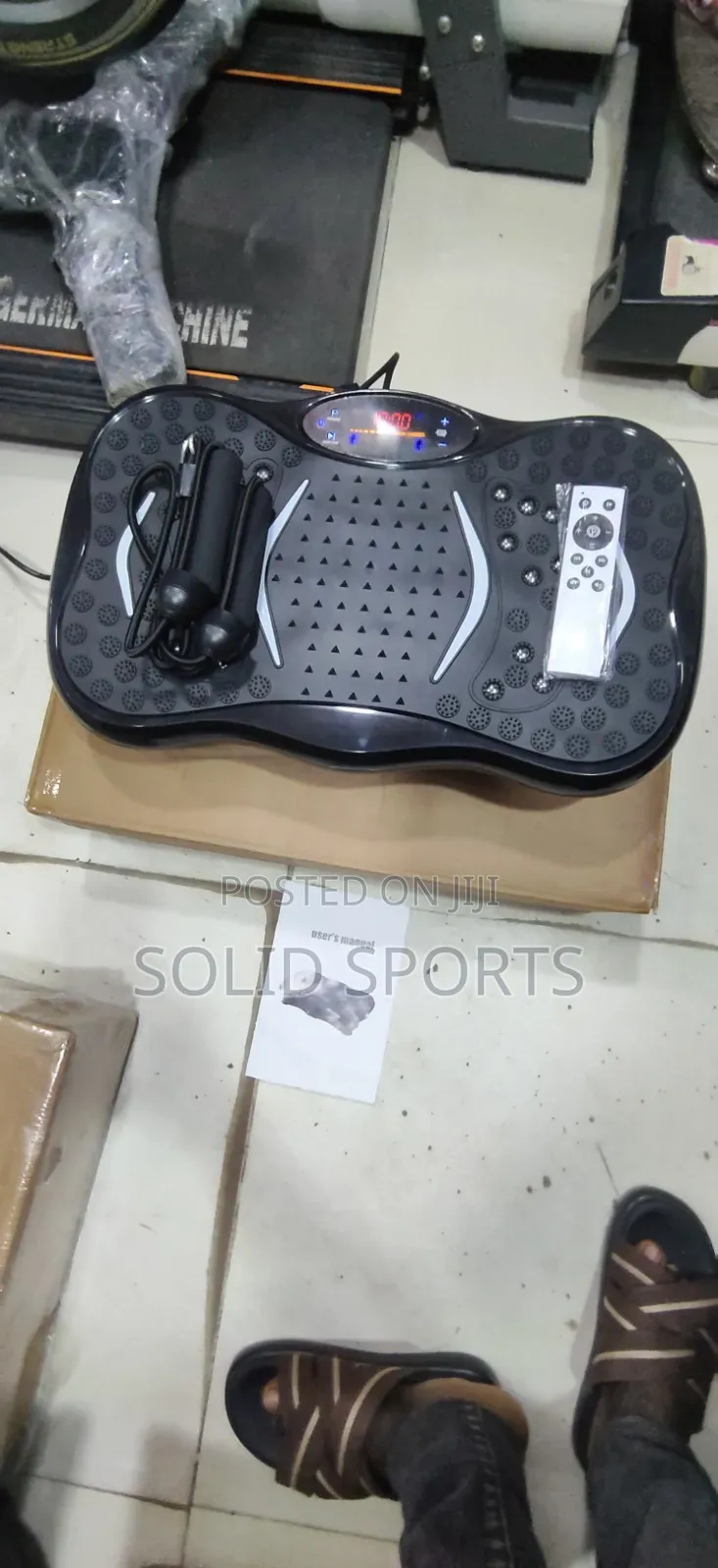 Portable Platform Massager With Remote Control and Bluetooth