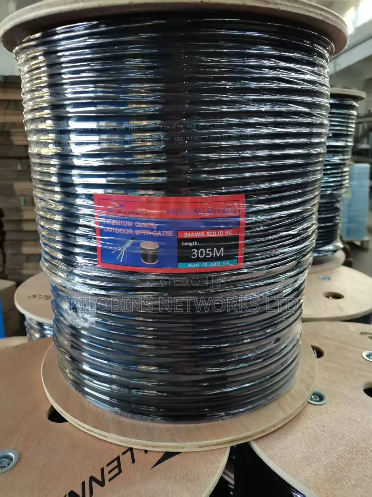 MILLENNALS Outdoor Cat5e SFTP Copper Cable