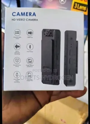 Premium HD Mini Body Clip Pocket Spy Camera - Sophisticated Disguise