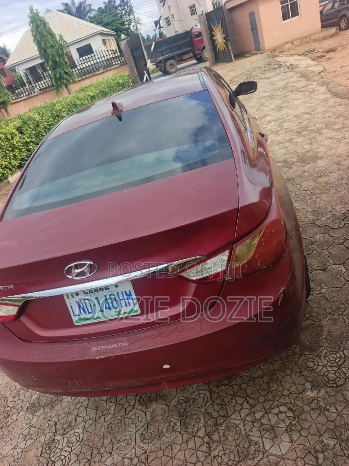Hyundai Sonata 2012 Red
