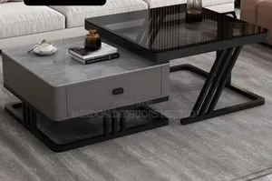 Glass to Marbel Made Center Table