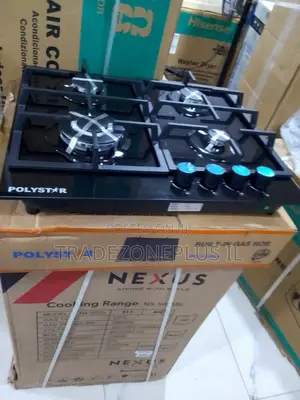 Enjoy Effortless Cooking With the Polystar 4-Burner Gas Hob Featuring