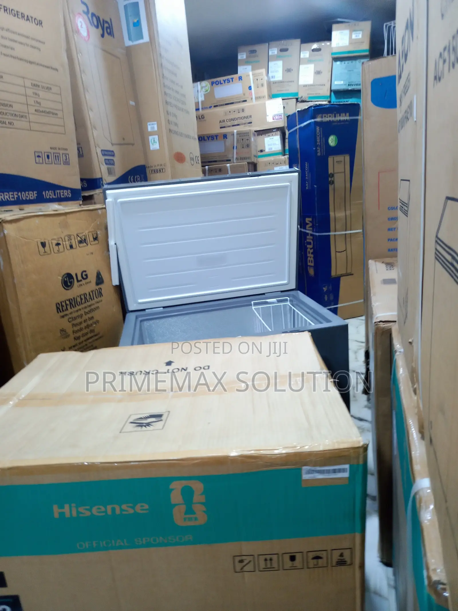 Modern Hisense 270sh Freezer- Silver Design With Practical Features