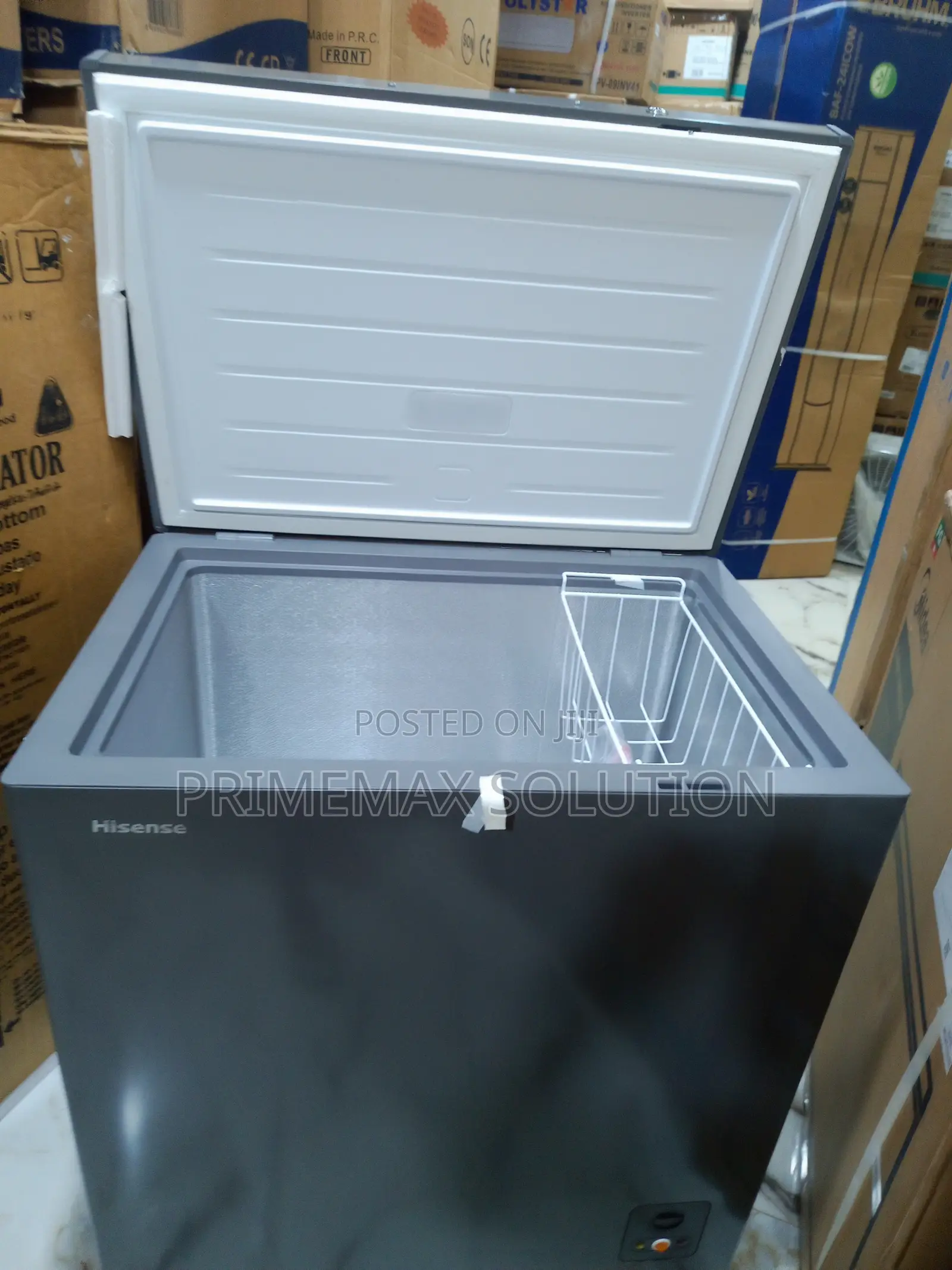 Modern Hisense 270sh Freezer- Silver Design With Practical Features