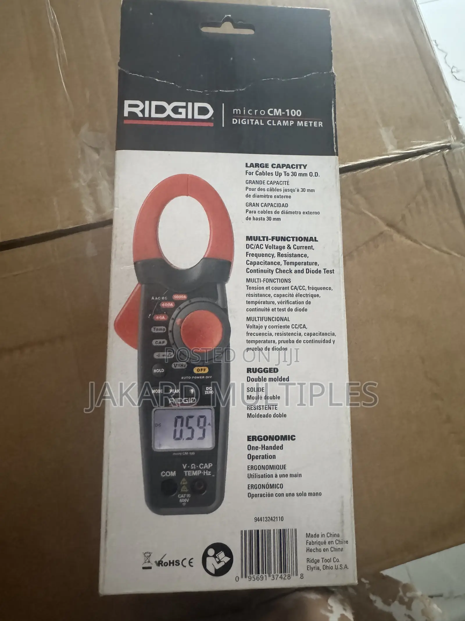 RIDGID Micro CM-100 Digital Clamp Meter