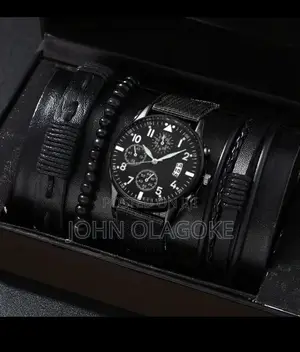 Geneva Watch Set With Bracelets