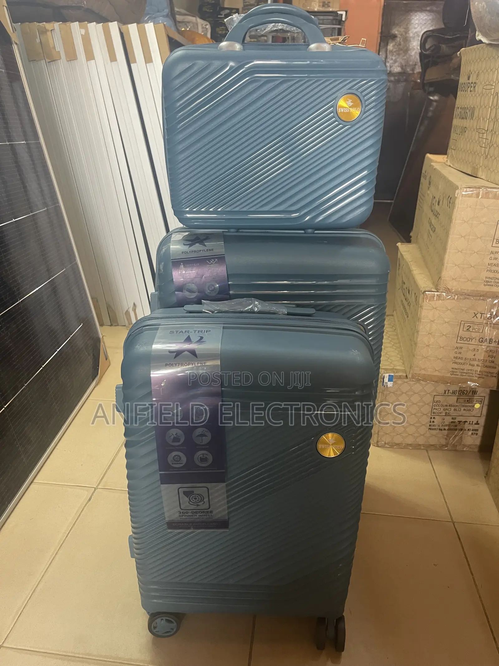 Teal Blue 3-in-1 Luggage Set