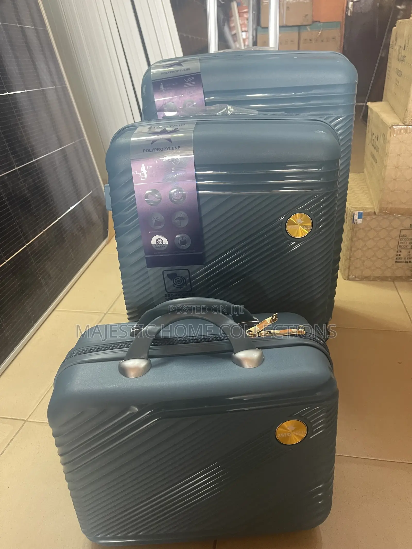 Teal Blue 3-in-1 Luggage Set