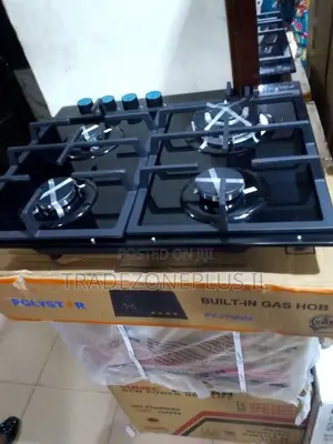 The Polystar 4-Burner Hob Features a Sleek 8mm Glass Top and Electric
