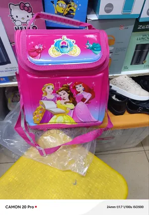 Princes Characters Box Back Bag Lunch School Bag for Age 4-12 Years