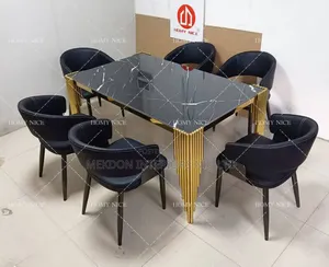 Turkish Marbel Top Dining Table by 6 Seaters