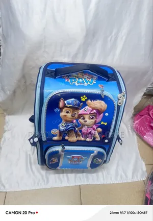 Quality Back Pack Box School Bag and Lunch Bag for 4 to 12 Years