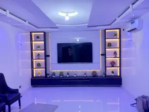 TVS43 Wall Cladding + Jay 13ft TV Console
