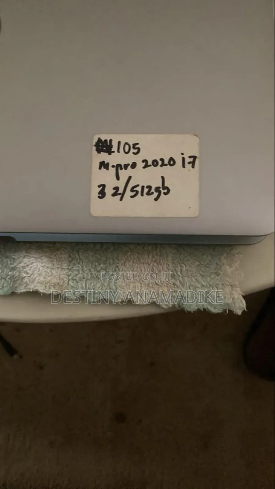 Laptop Apple MacBook Pro 2020 32GB Intel Core i7 SSD 512GB