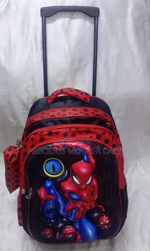 Gloxy Boy Troulley and Back Pack School Bag for Age 3 to 10years