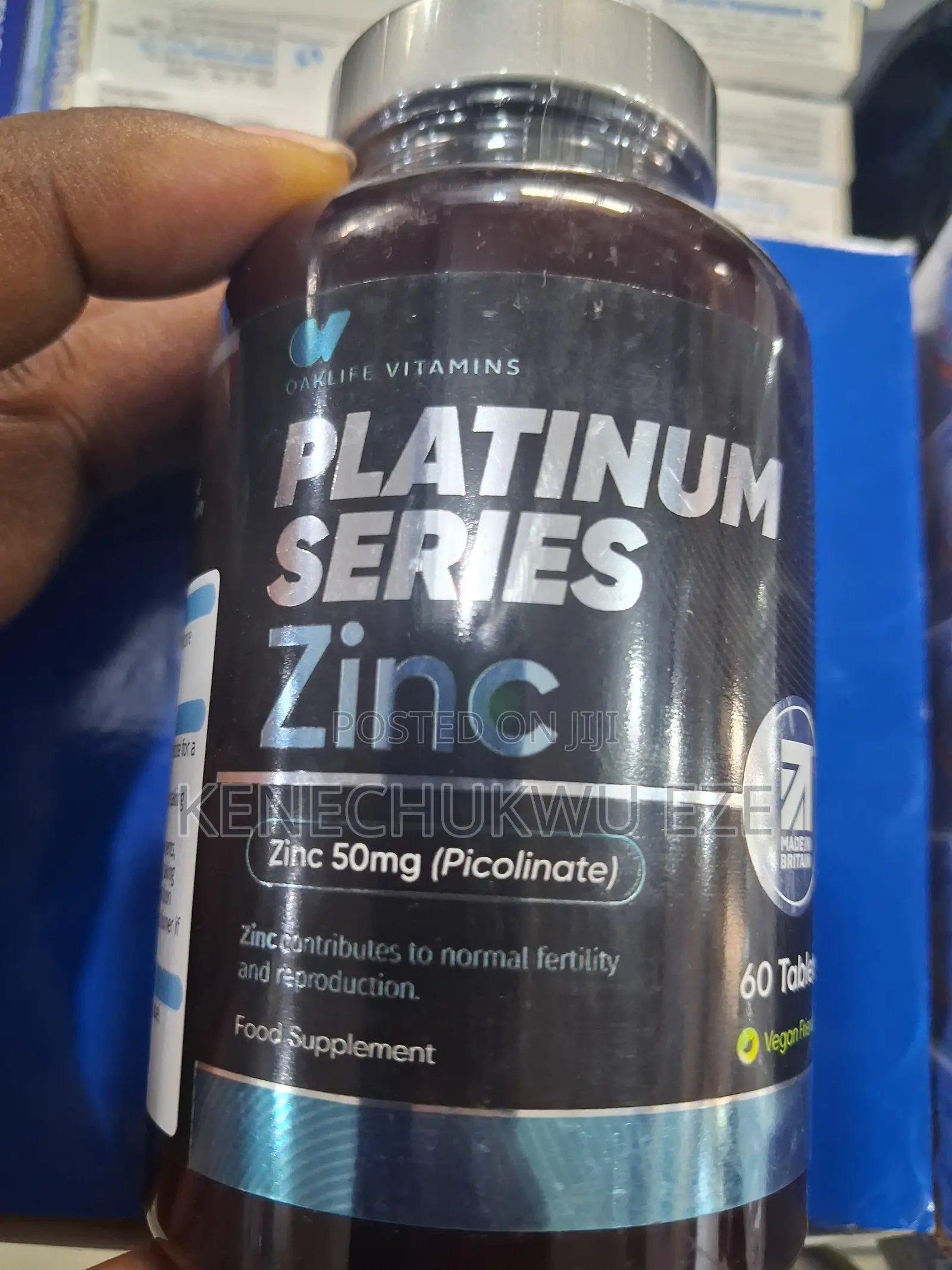 Zinc Picolinate 50mg – 60 Tablets