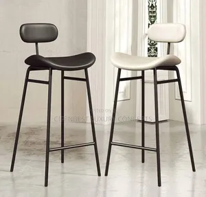 Luxury Bar Chair With Back and Seat Cushion Available