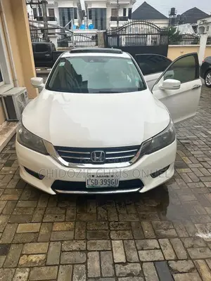 Honda Accord EX-L V-6 2dr Coupe w/Navigation (3.5L 6cyl 6A) 2014 White