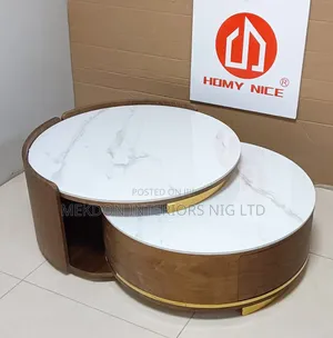 White Marbel Top Center Center Table With Top Notch Quality