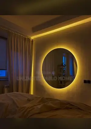 Round LED Back Lit Wall Mirror