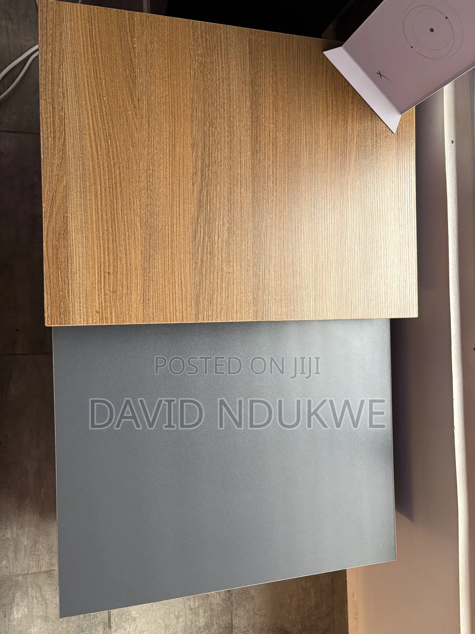 Modern Wooden Grey Centre Table