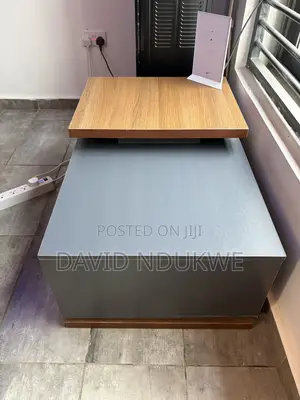 Modern Wooden Grey Centre Table